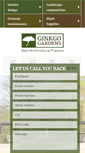 Mobile Screenshot of ginkgogardens.co.uk